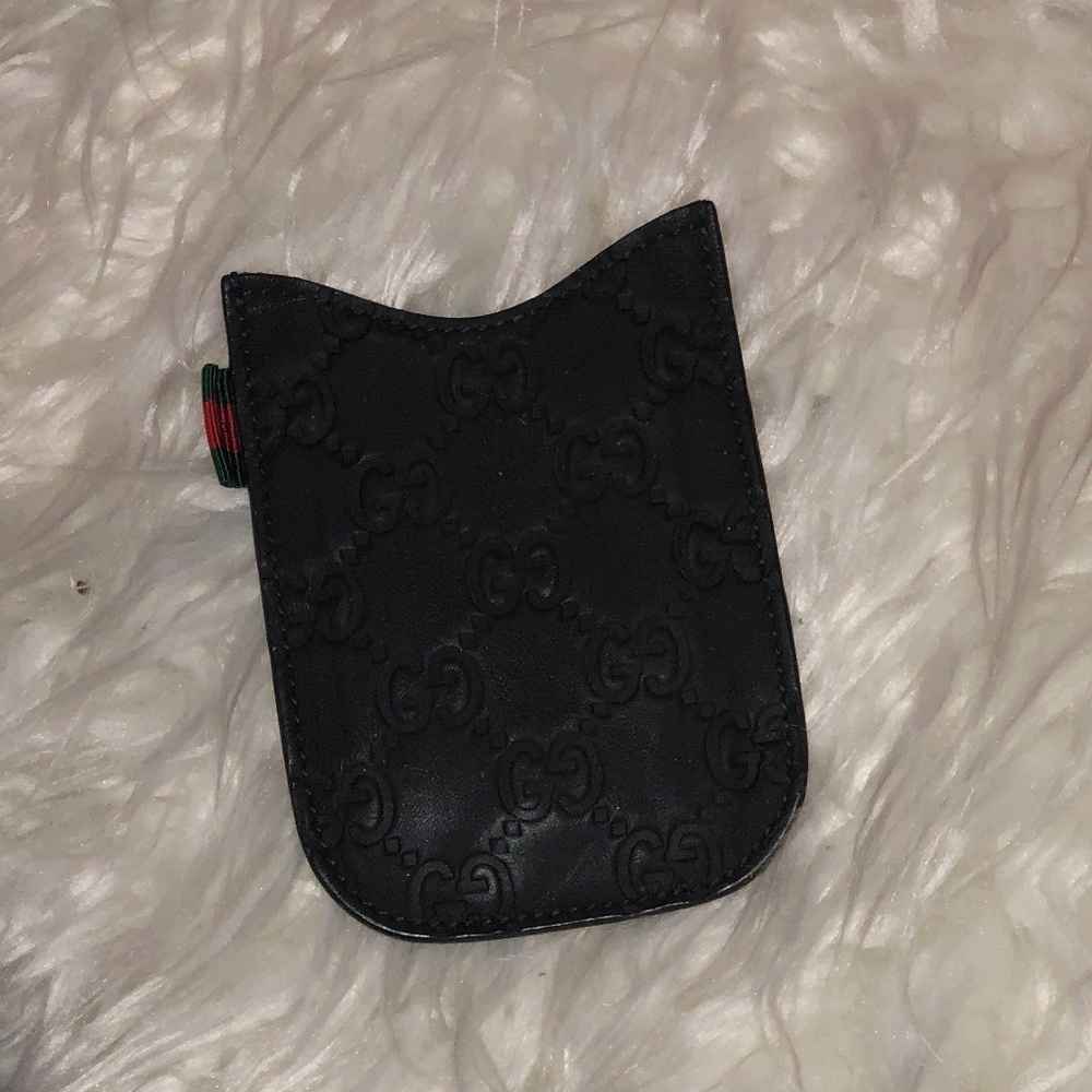 AUTHENTIC GUCCI phone sleeve in Black - NEW
